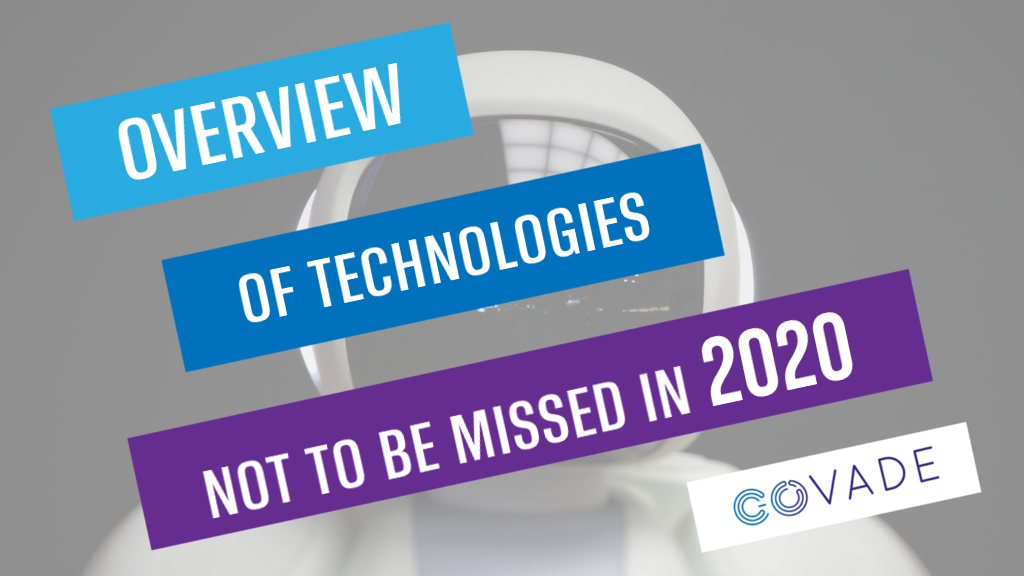 Image saying "Aperçu des technologies à ne pas manquer en 2020""